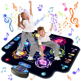 KIZJORYA dance mat with LED score display for kid-friendly feedback.