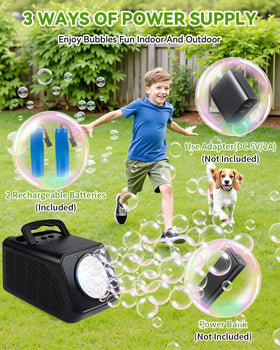 Kizmore ABS-safe bubble maker is designed for safe play