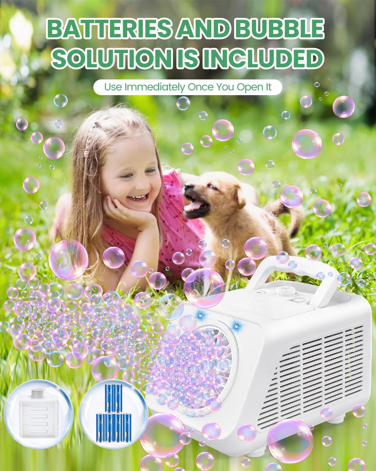 Kizmore 200 ml bubble solution ready for continuous bubbles