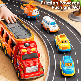KIZONLY 5-in-1 trucks sprinkler car for indoor adventures