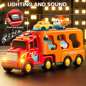 KIZONLY 5-in-1 trucks taxi car easy-grip for tiny hands