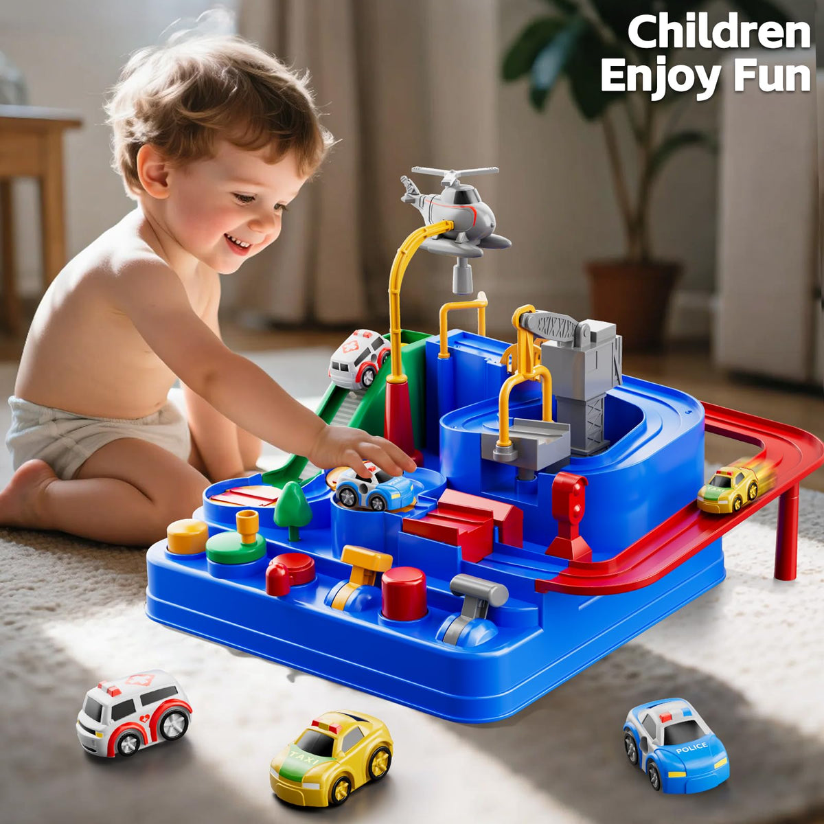 KIZONLY ready-to-play toy with quick setup and manual.