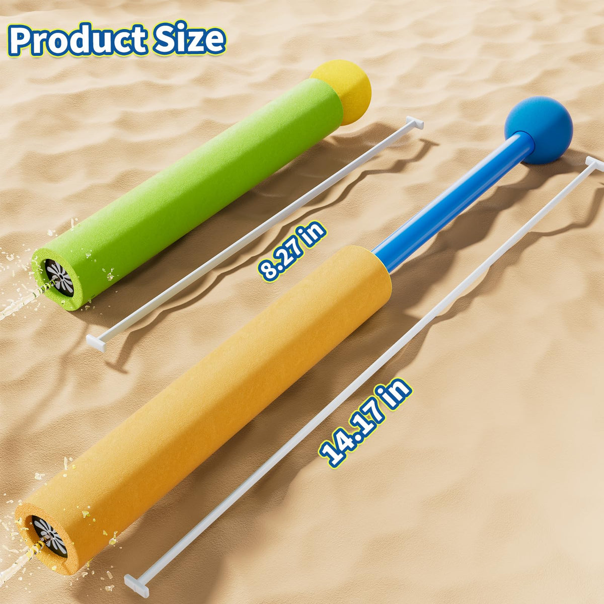 KIZONLY colorful water toys help with color and shape recognition.