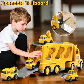 KIZONLY crane-truck-toy boosts imaginative building and fine motor skills.