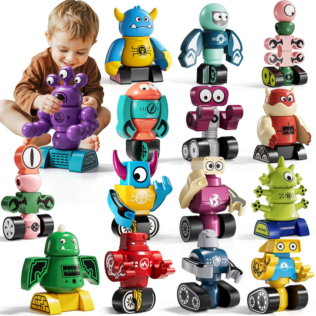 KIZONLY creative-robot-building-kit fuels imaginative STEM-inspired playtime.