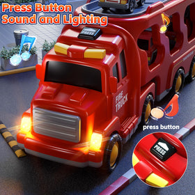 KIZONLY fire truck helicopter image, promotes rescue-themed play.