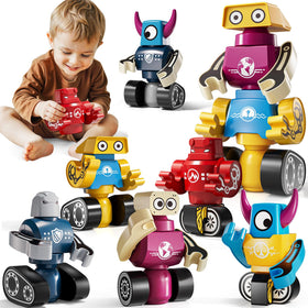 KIZONLY magnetic robot blocks 36 pieces for endless creative play.
