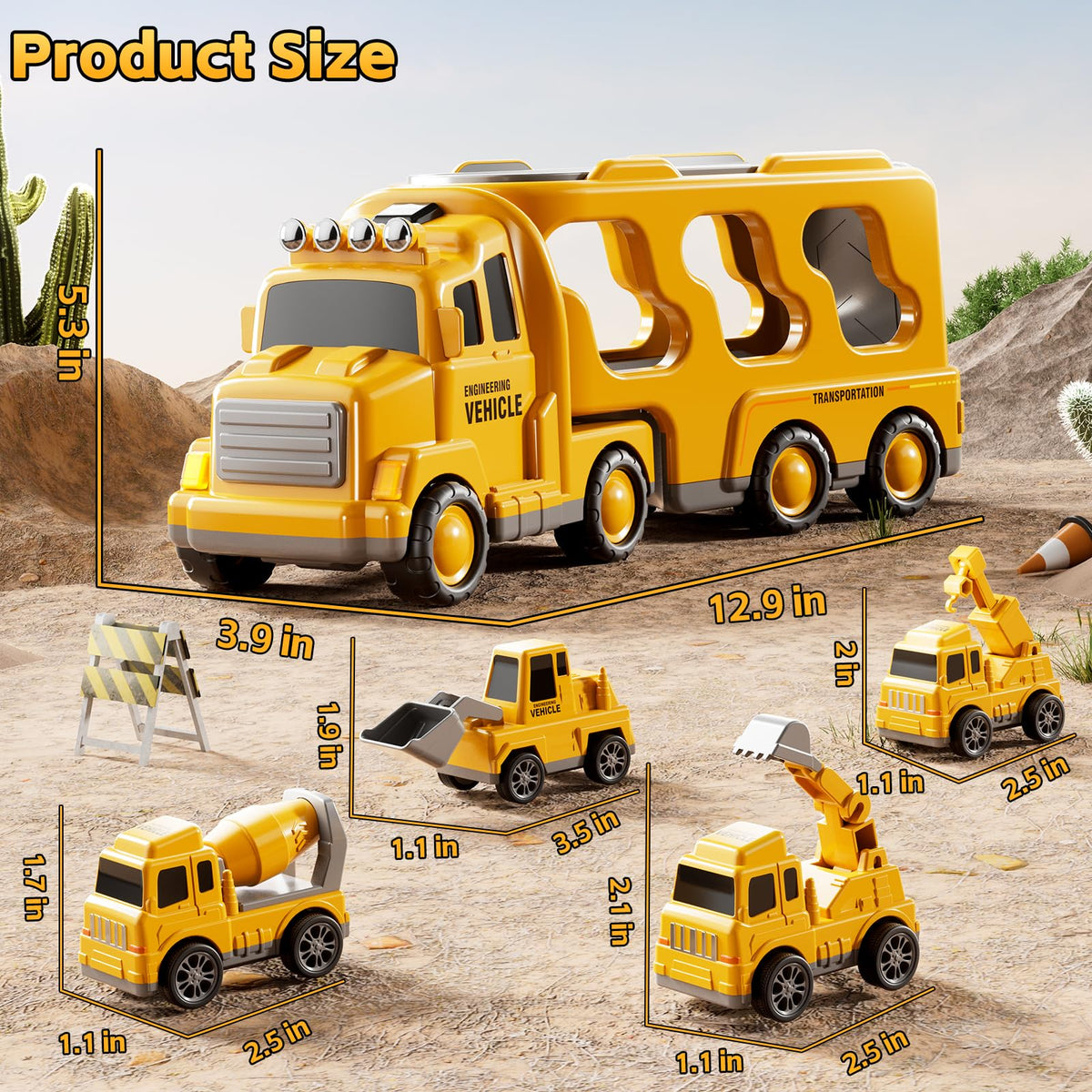 KIZONLY pushdozer-truck supports active pushing fun and portability.
