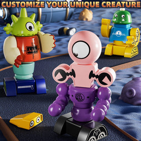 KIZONLY rotating-arms-movable-parts offer dynamic robot play and fine motor use.