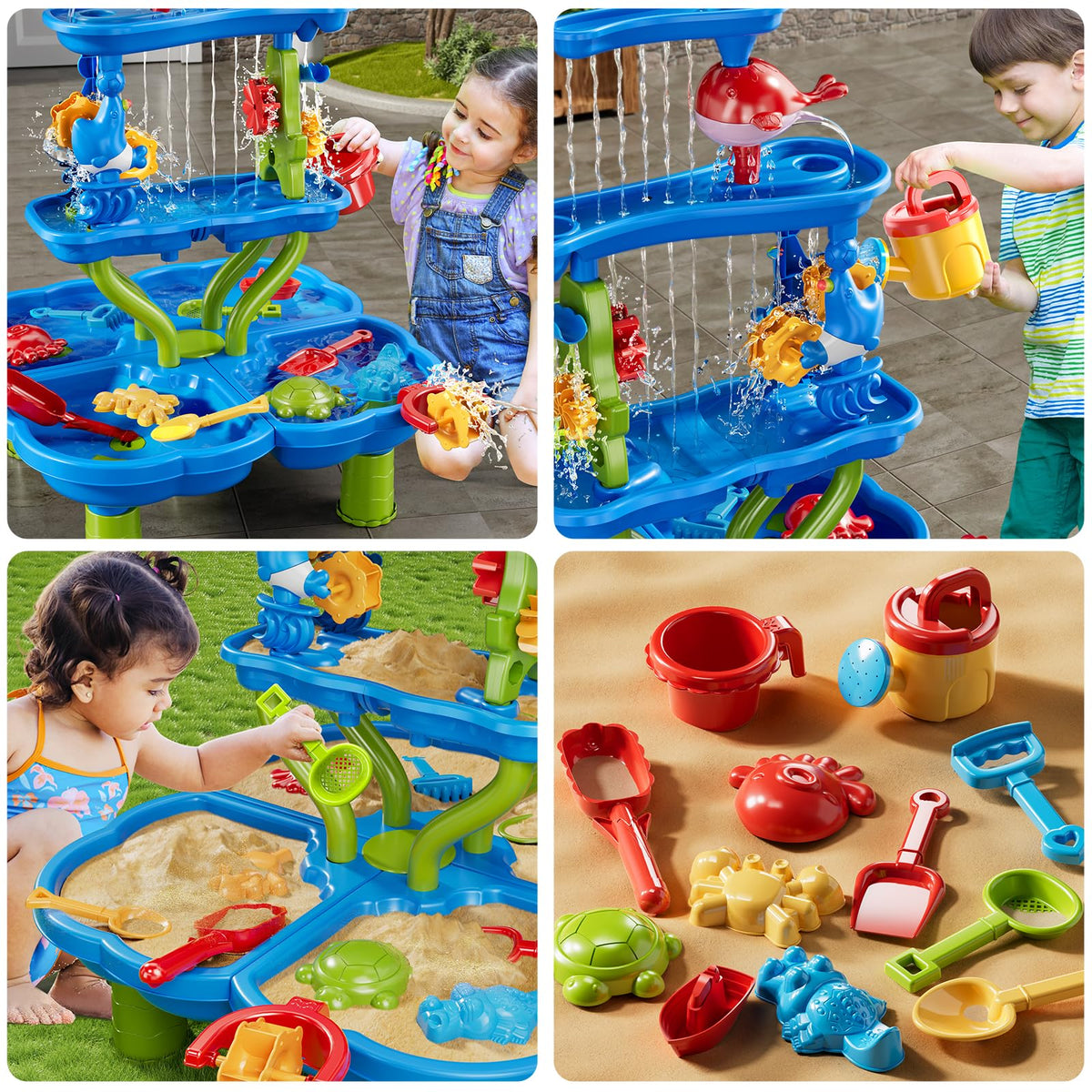 KIZONLY design supports ages 3 to 8 with varied activities.
