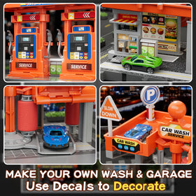 KIZONLY 1:64 scale cars for realistic street play