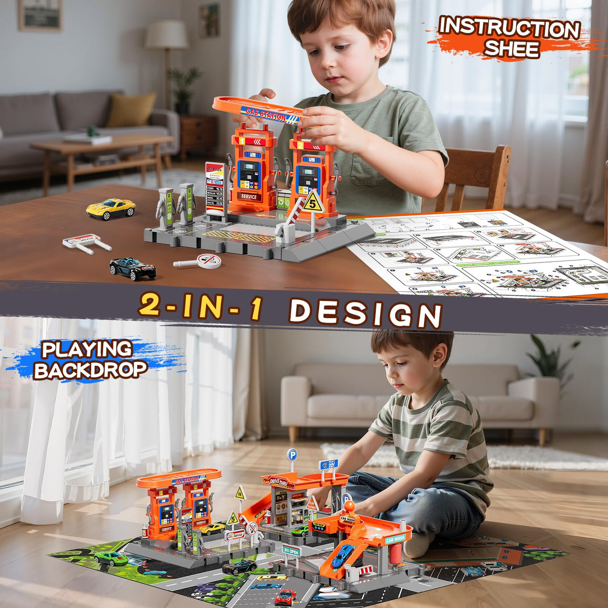 KIZONLY expandable base with linking points for larger layouts