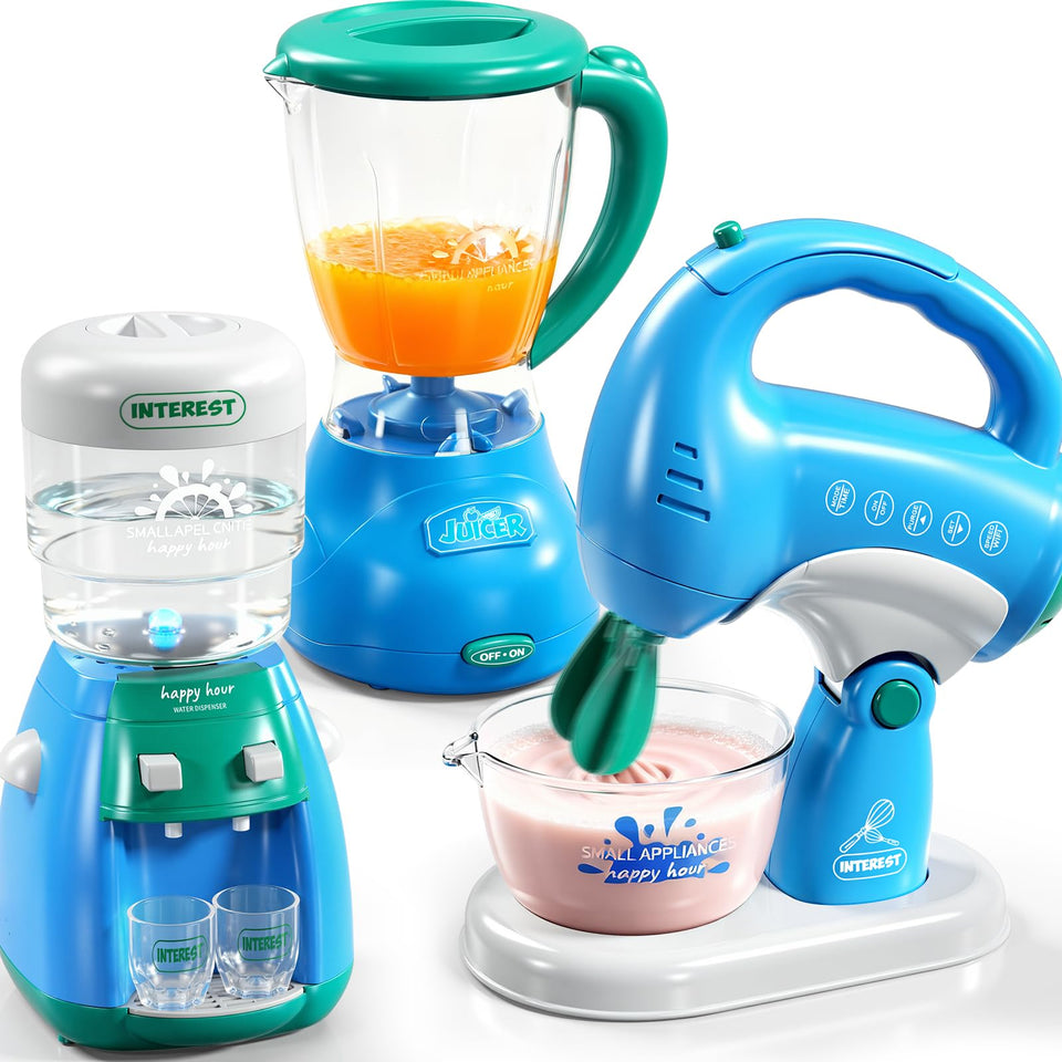 KIZONLY toy kitchen blender for pretend smoothies and mixing