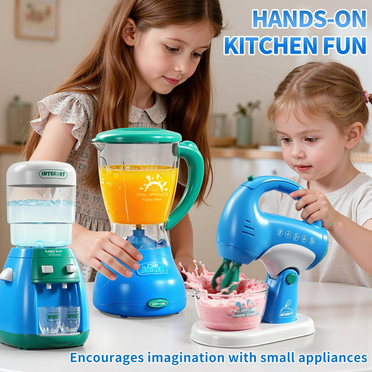 KIZONLY kitchen play set enabling group pretend cooking with friends