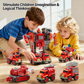 KIZONLY Transform Toys easy connect pieces simplify building and hands-on learning.