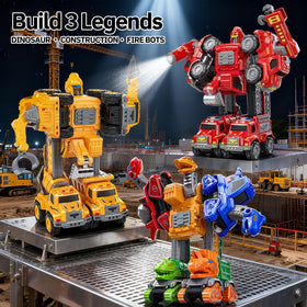 KIZONLY Transform Toys series-construction-robot highlights its versatile play options.