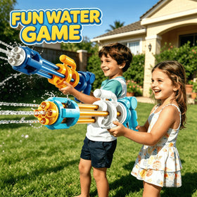 KIZONLY water guns extended length range shows versatile pool play for growing kids and adults.