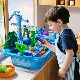 KIZONLY water table with 360° faucet for dynamic flow