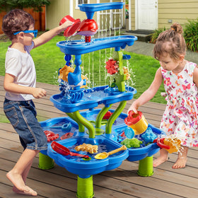 KIZONLY water table bucket and tools for hands-on learning.