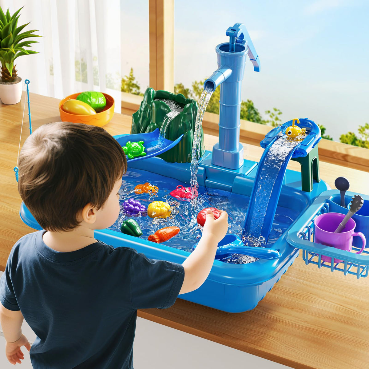 KIZONLY outdoor summer fun with water table