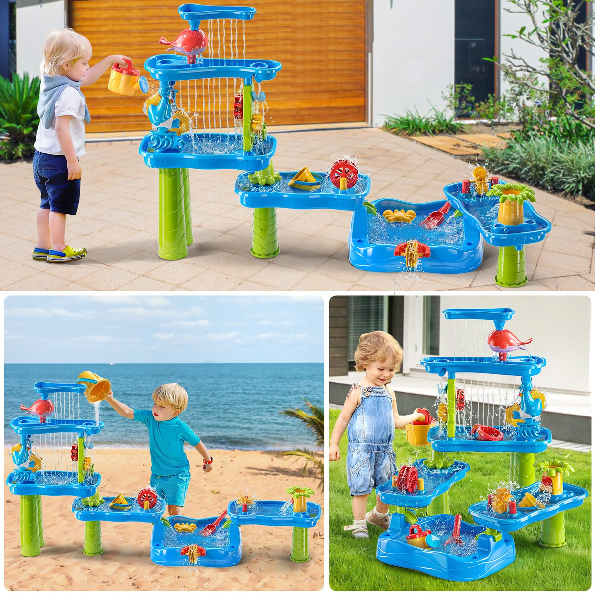 KIZONLY water table sand play setup promotes hands-on discovery outdoors.