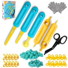 Kizzikids cardboard tools assembly kit boosts creative building for family play.