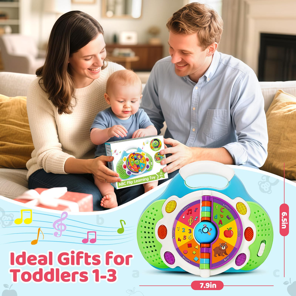 KIZZYEA daycare classroom-learning tool supports group activities and quiet time.