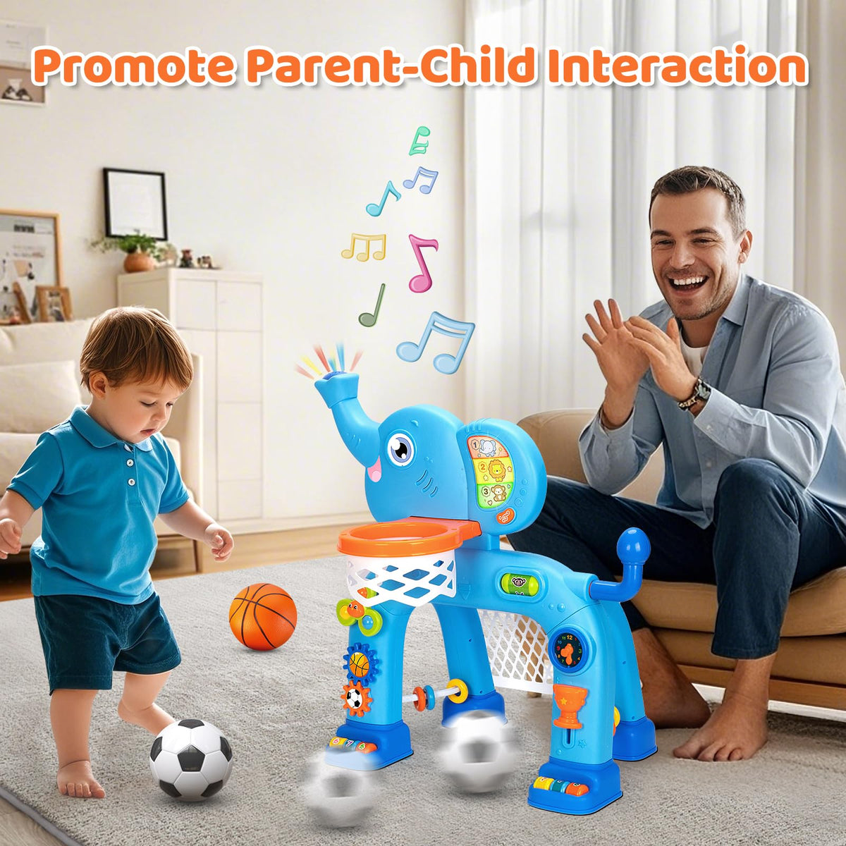 KIZZYEA elephant trophy slider introduces playful discovery and focus.