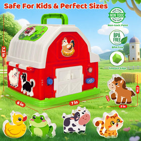 KIZZYEA lockable roof and storage keep the toy neat and portable