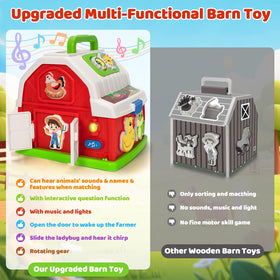 KIZZYEA rotating gears and ladybug slider for tactile exploration