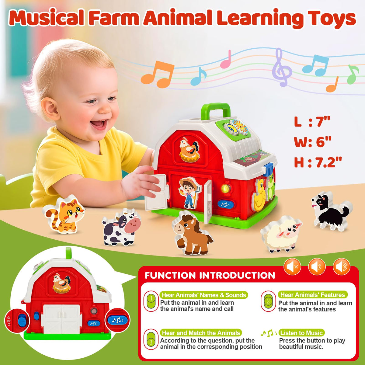 KIZZYEA safe ABS construction with smooth edges for worry-free play