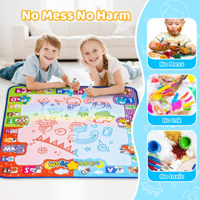 KIZZYEA water mat back is waterproof to protect surfaces.