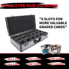 KJITH BGS-graded case provides dedicated slab storage space.