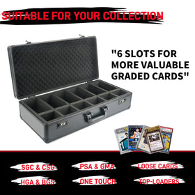 KJITH handle and hinges designed for sturdy transport of card collections