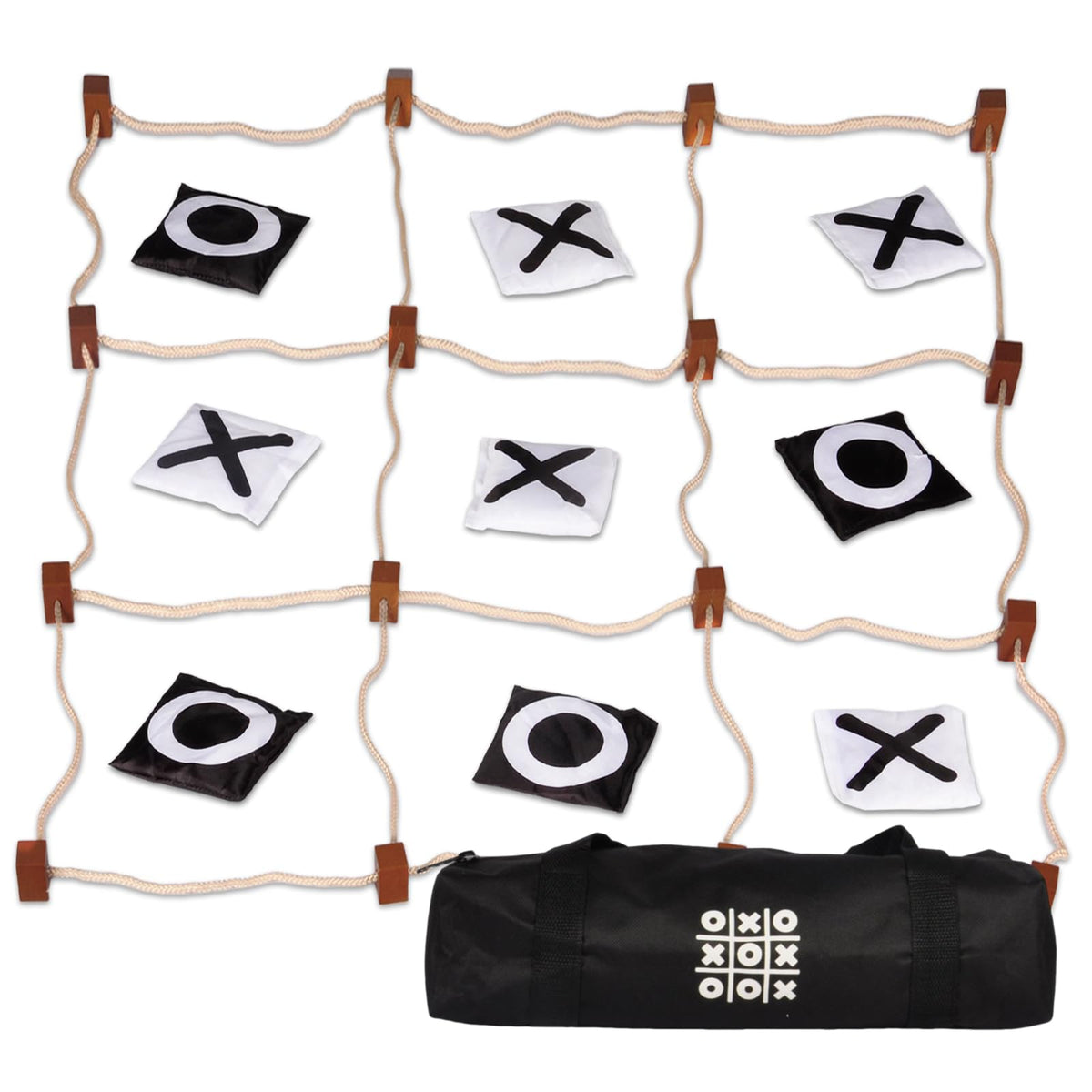 KJR Giant Tic Tac Toe board 4x4 ready for outdoor family play.