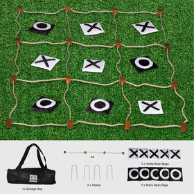 KJR 4x4 ft outdoor game suits backyard park and indoor use.