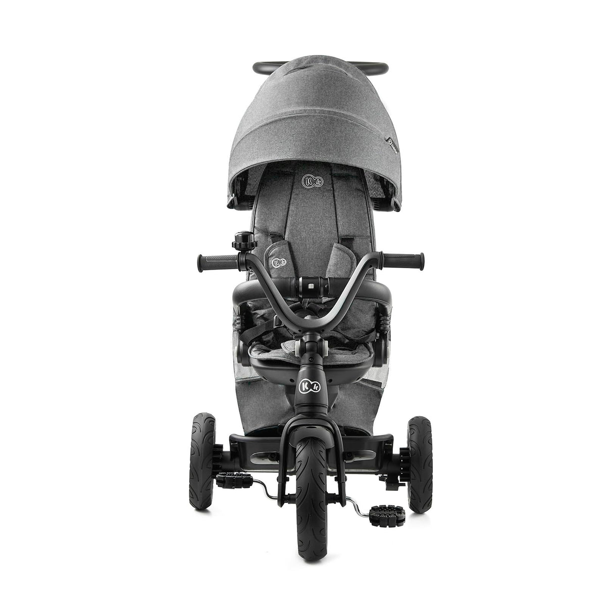 Kinderkraft Easystwist canopy UPF50+ shields sun and rain during rides