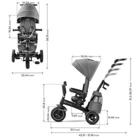 Kinderkraft Easystwist tricycle magnesium frame promises durability on family adventures
