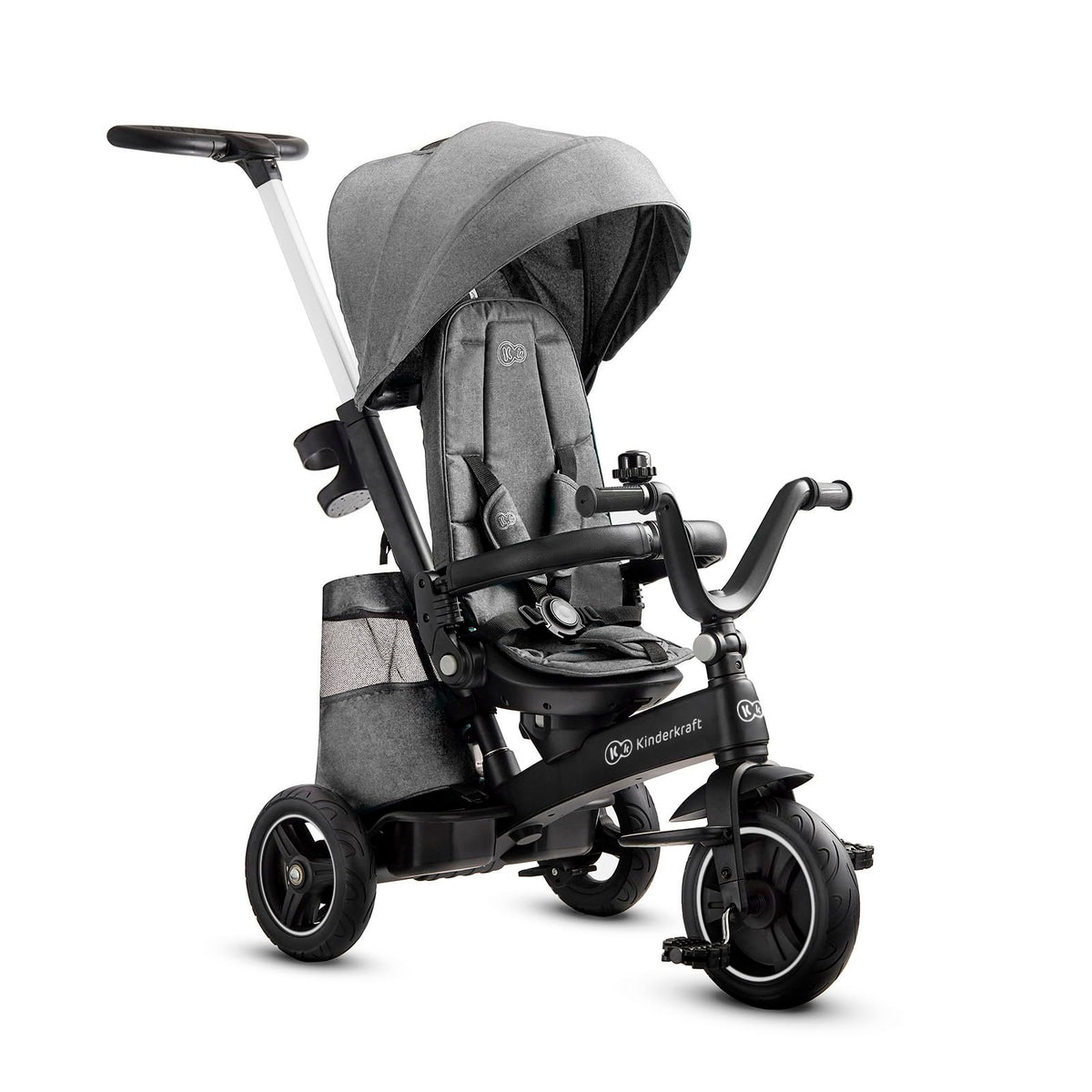 Kinderkraft Easystwist tricycle seat rotation for forward or parent-facing rides
