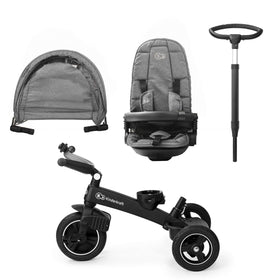 Kinderkraft Easystwist tricycle storage basket and cup holder for outings