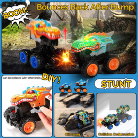 kkmon pickup shell monster truck supports versatile configurations for creativity