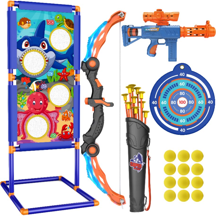 KKONES bow and arrow set with LED full kit for versatile indoor and outdoor play.