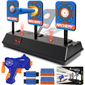 KKONES electric scoring Nerf target front view for indoor practice and scoring