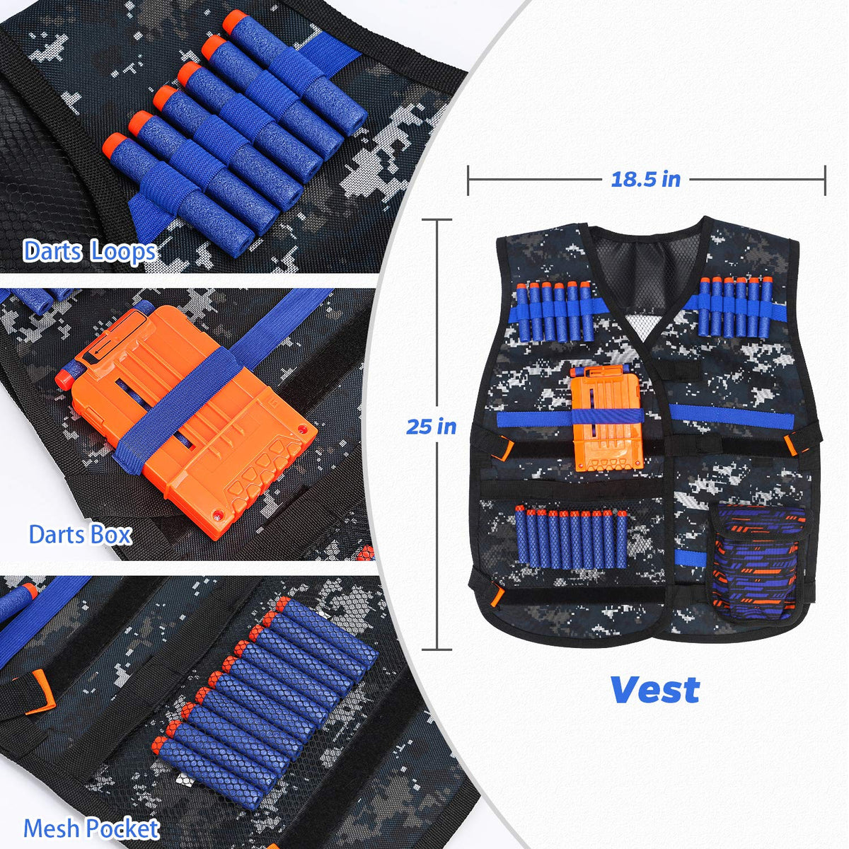 KKONES darts clip secures reloads for quick shoots