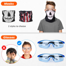 KKONES tactical mask protecting eyes during energetic battles