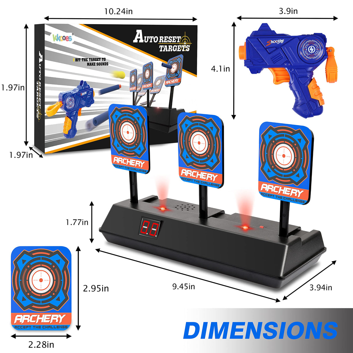 KKONES Nerf game setup ideal for party play and competition