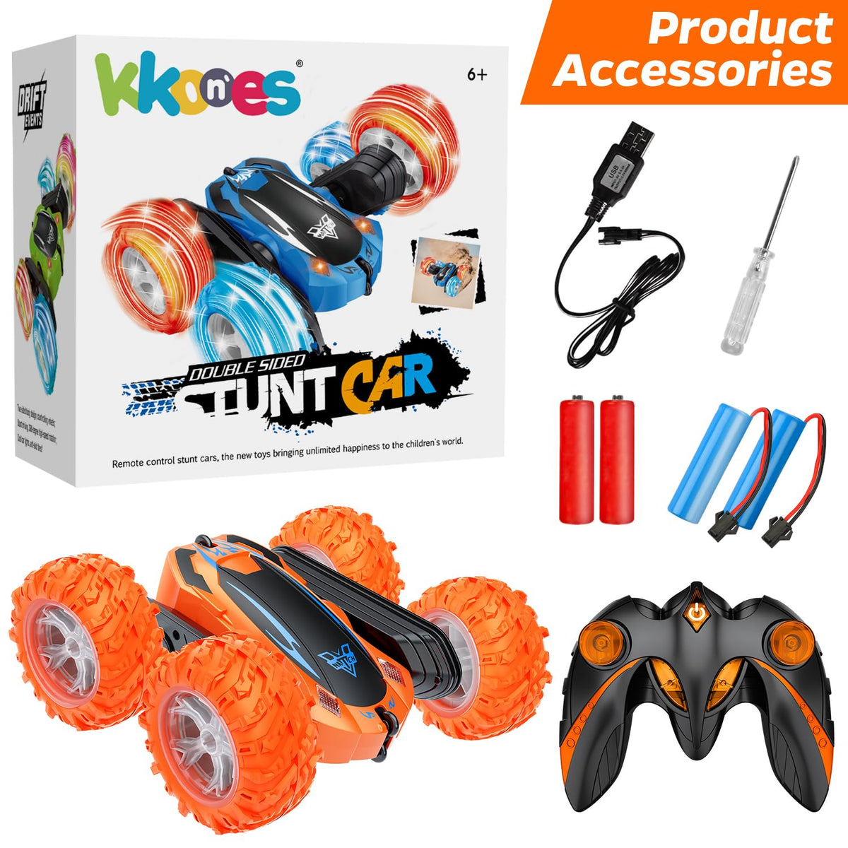 KKONES LED headlights aid night races and visible trails on rough surfaces.