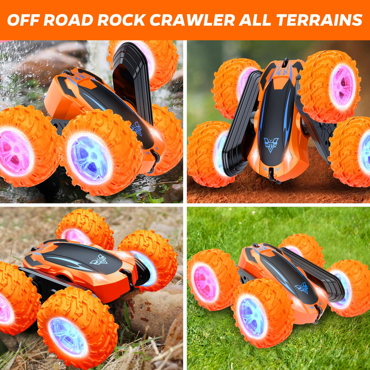 KKONES off-road tires offer solid grip on grass, sand, and pavement.