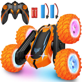 KKONES remote control car viewed from the front angle, ready for thrilling off-road fun.