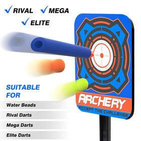 KKONES Nerf target illuminated with lights and sound effects for indoor sessions